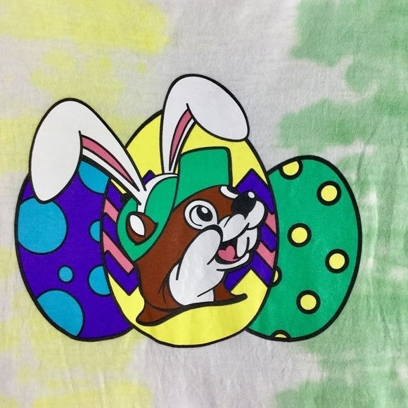 Buc-ee’s Plus Size Tie Dye Graphic Easter T-Shirt Size 3XL - Picture 5 of 12
